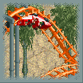 Steel Corkscrew Roller Coaster
