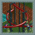 Suspended Single-Rail Roller Coaster
