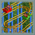 Steel Wild Mouse Roller Coaster